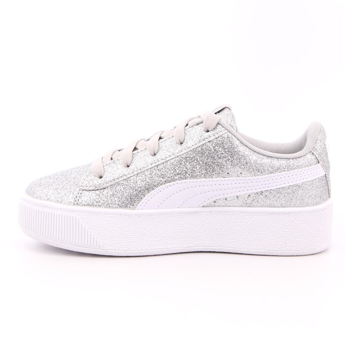 Scarpa Allacciata Puma Bambina Argento  Scarpe 865 - 37017112