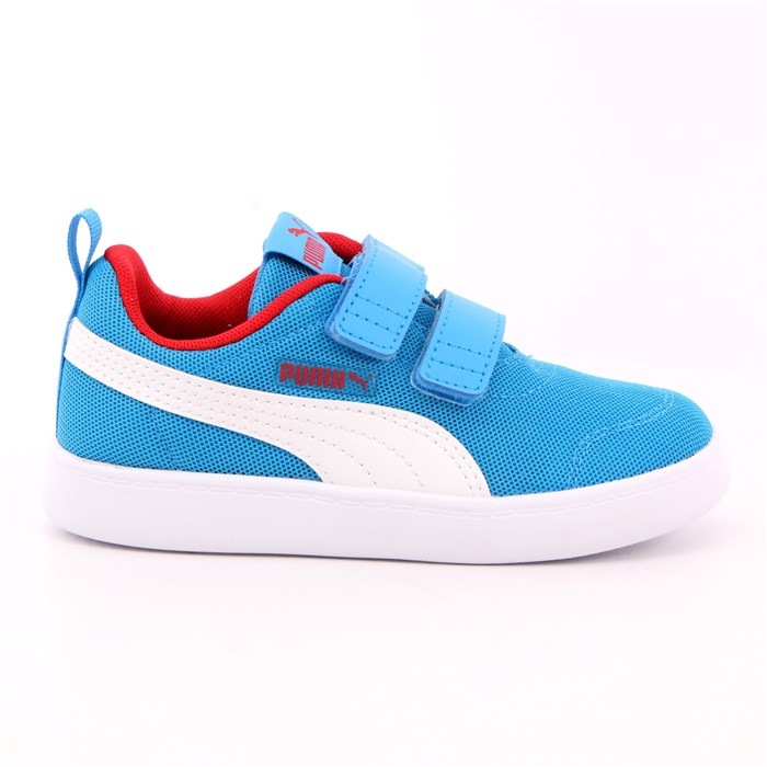 Scarpa Strappi Puma Bambino Azzurro  Scarpe 867 - 37175910