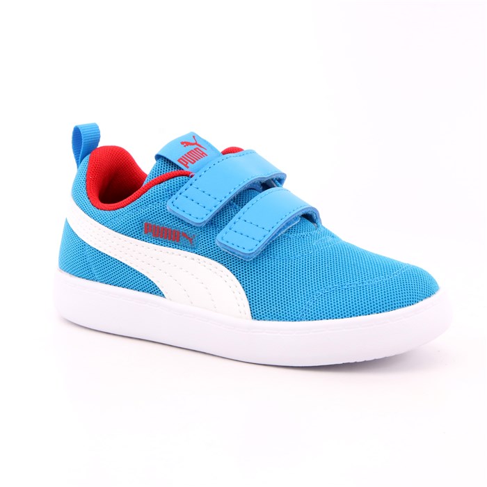 Scarpa Strappi Puma Bambino Azzurro  Scarpe 867 - 37175910