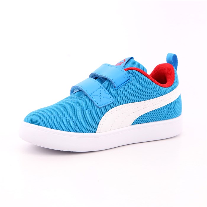 Scarpa Strappi Puma Bambino Azzurro  Scarpe 867 - 37175910