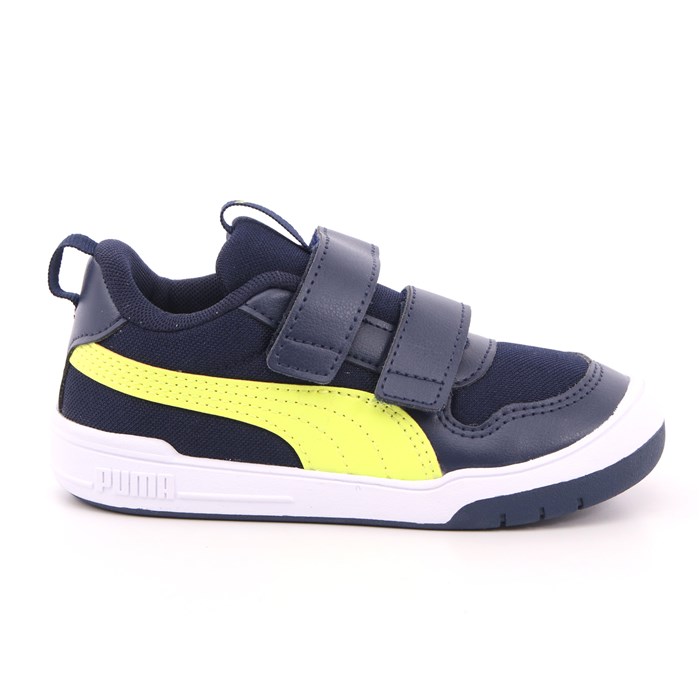 Scarpa Strappi Puma Bambino Blu  Scarpe 877 - 38084605