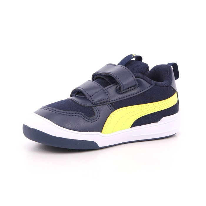 Scarpa Strappi Puma Bambino Blu  Scarpe 877 - 38084605