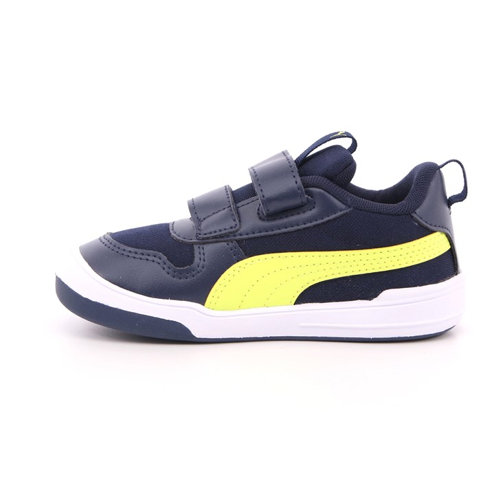 Scarpa Strappi Puma Bambino Blu  Scarpe 877 - 38084605