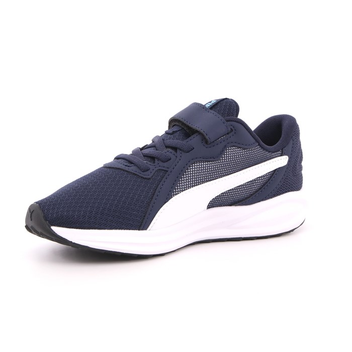 Scarpa Allacciata Puma Bambino Blu  Scarpe 894 - 38453803