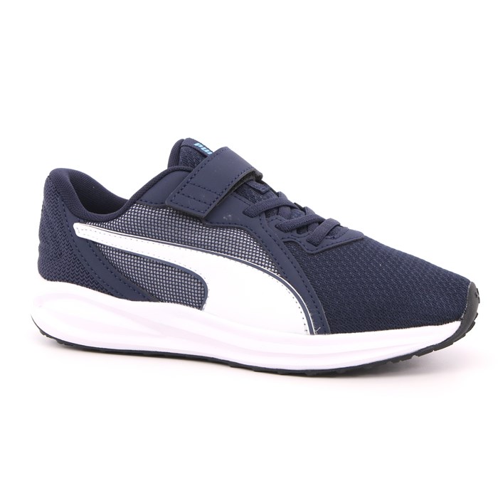 Scarpa Allacciata Puma Bambino Blu  Scarpe 894 - 38453803