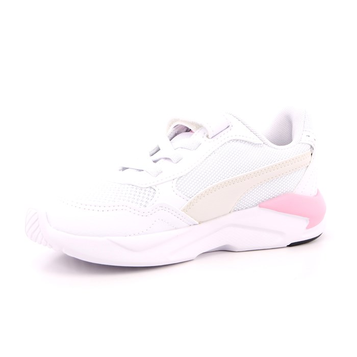 Scarpa Strappi + Elastico Puma Bambina Bianco  Scarpe 903 - 38552504