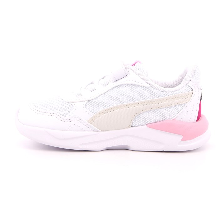 Scarpa Strappi + Elastico Puma Bambina Bianco  Scarpe 905 - 38552604
