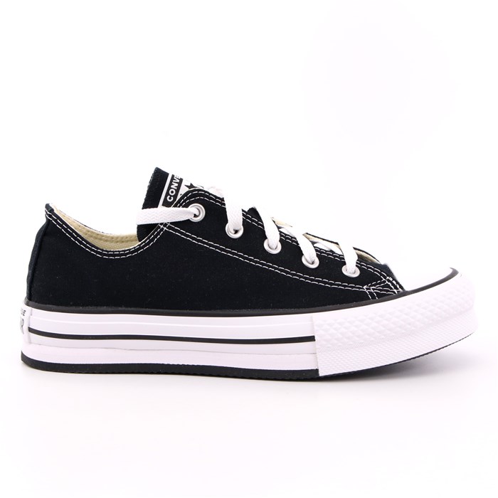 Scarpa Allacciata Converse Bambina Nero  Scarpe 444 - 272857C