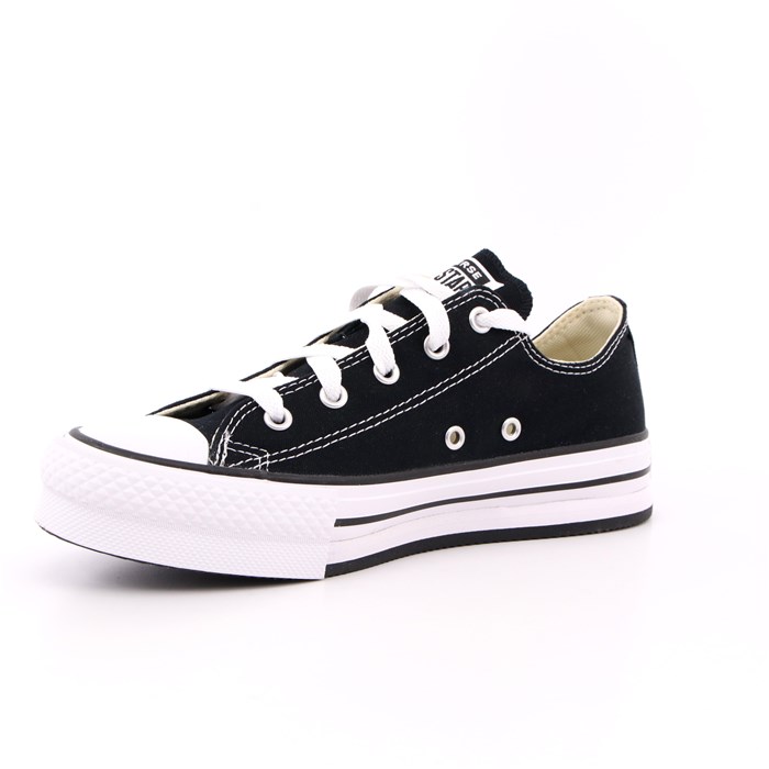 Scarpa Allacciata Converse Bambina Nero  Scarpe 444 - 272857C