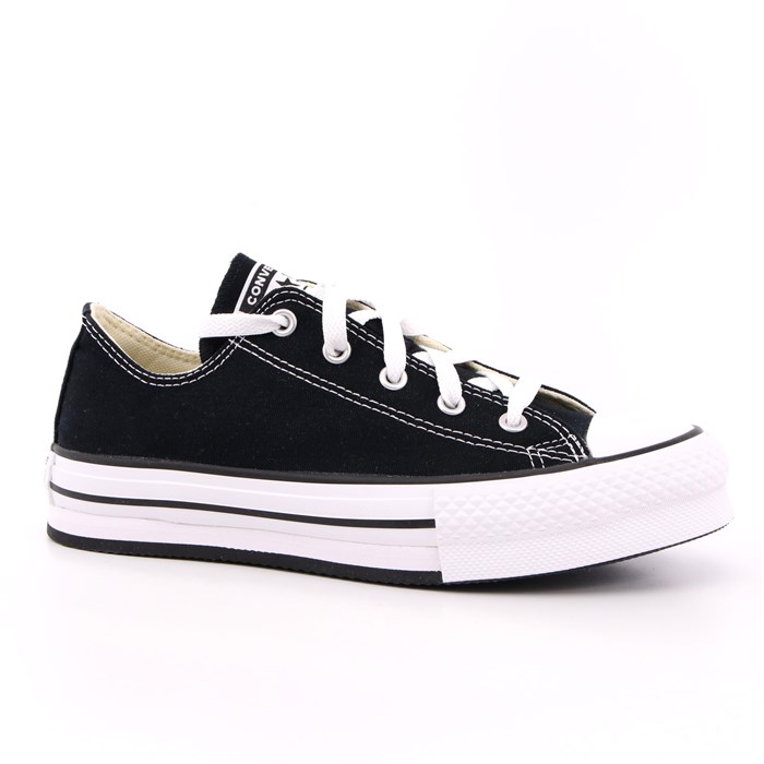 Scarpa Allacciata Converse Bambina Nero  Scarpe 444 - 272857C