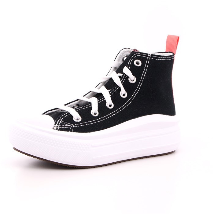 Scarpa Allacciata Converse Bambina Nero  Scarpe 446 - 371527C