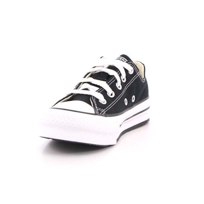 Scarpa Allacciata Converse Bambina Nero  Scarpe 448 - 372861C