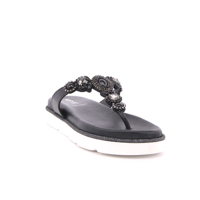 Infradito Keys Donna Nero  Scarpe 89 - K-6382A