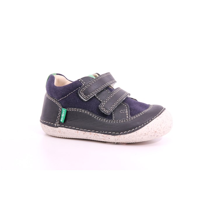 Scarpa Strappi Kickers Bambino Blu  Scarpe 24 - 894560