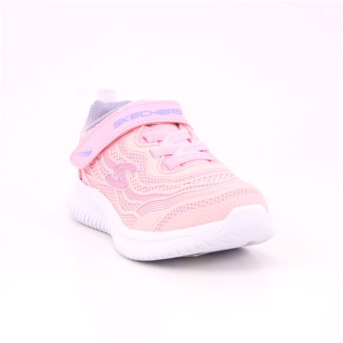 Scarpa Strappi + Elastico Skechers Bambina Rosa  Scarpe 205 - 302433N