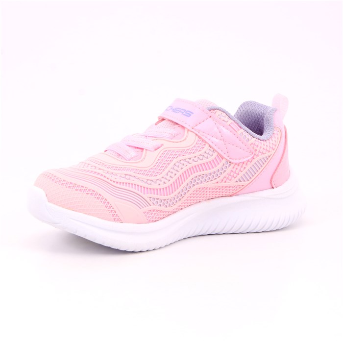 Scarpa Strappi + Elastico Skechers Bambina Rosa  Scarpe 205 - 302433N