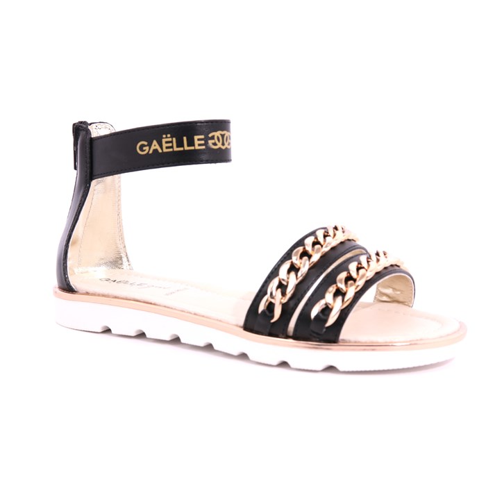 Sandalo Gaelle Bambina Nero  Scarpe 34 - G-1440B