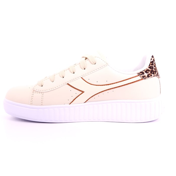 Scarpa Allacciata Diadora Bambina Beige  Scarpe 363 - 101.178649