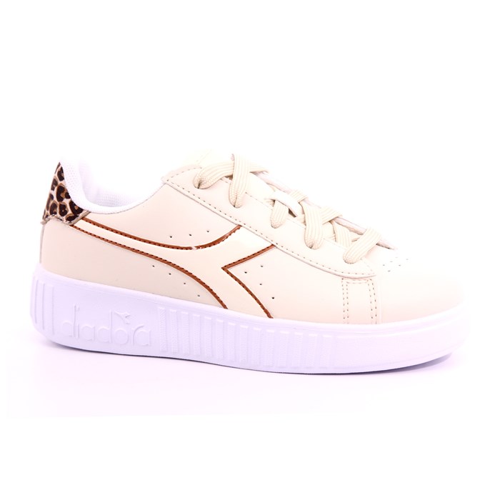 Scarpa Allacciata Diadora Bambina Beige  Scarpe 368 - 101.178650