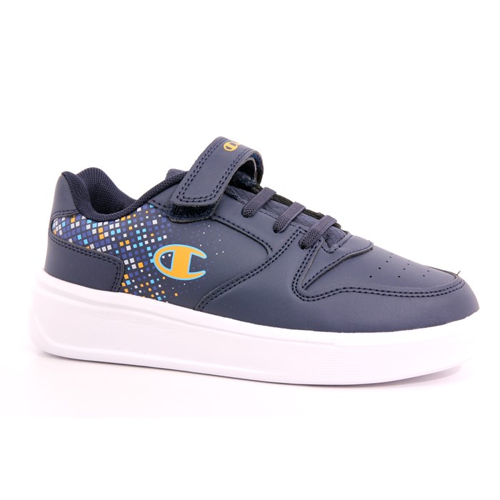 Scarpa Strappi + Elastico Champion Bambino Blu  Scarpe 853 - S32434