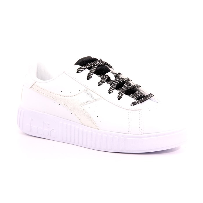 Scarpa Allacciata Diadora Bambina Bianco  Scarpe 379 - 101.178647