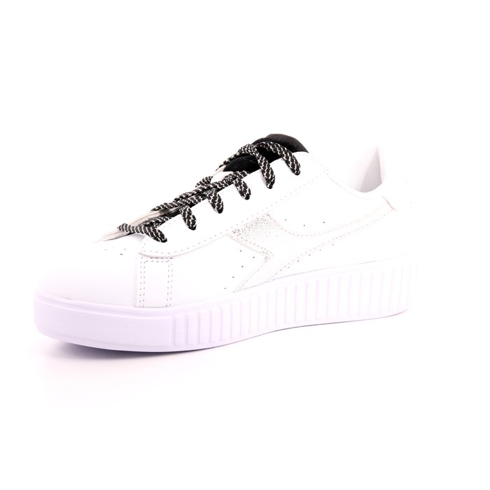 Scarpa Allacciata Diadora Bambina Bianco  Scarpe 379 - 101.178647