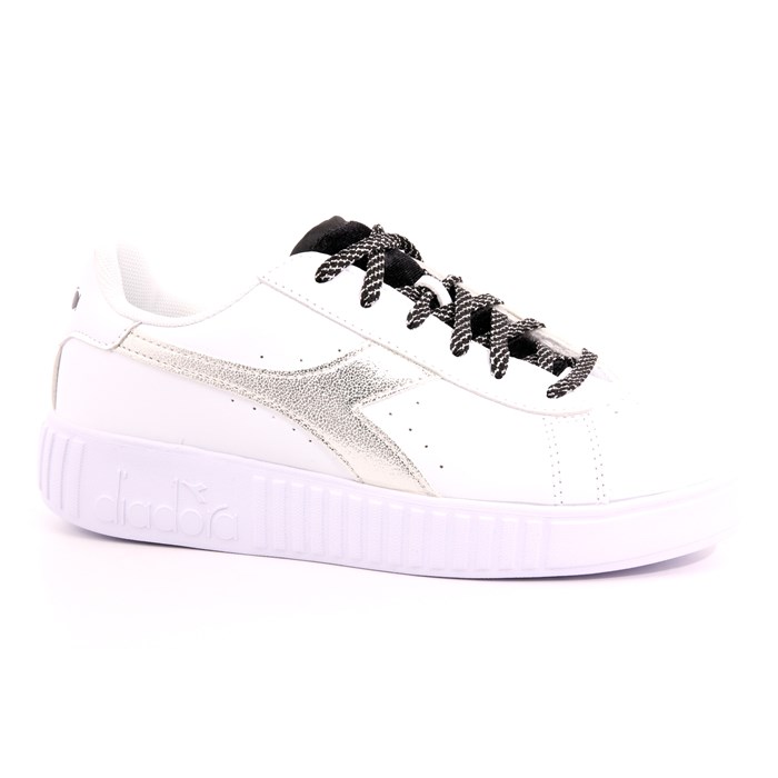 Scarpa Allacciata Diadora Bambina Bianco  Scarpe 379 - 101.178647