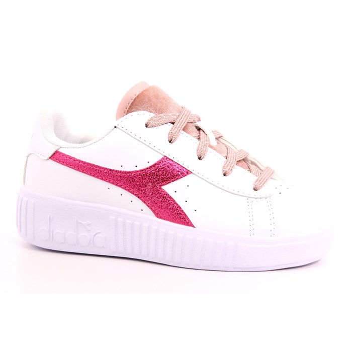 Scarpa Allacciata Diadora Bambina Bianco  Scarpe 381 - 101.178648