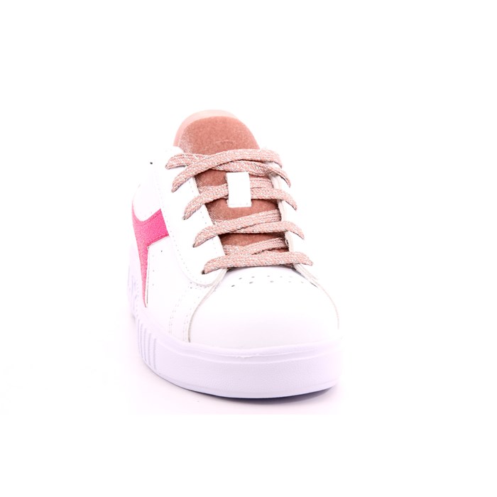 Scarpa Allacciata Diadora Bambina Bianco  Scarpe 381 - 101.178648