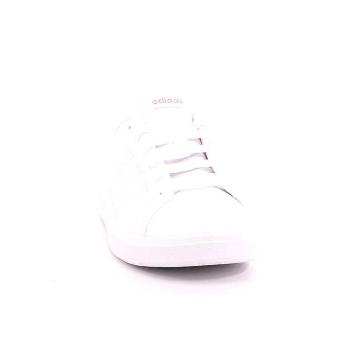 Scarpa Allacciata Adidas Bambina Bianco  Scarpe 1006 - GY2326