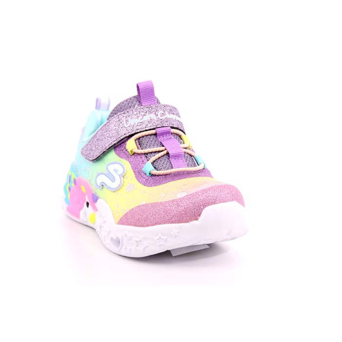 Scarpa Strappi + Elastico Skechers Bambina Multicolor  Scarpe 208 - 302681N
