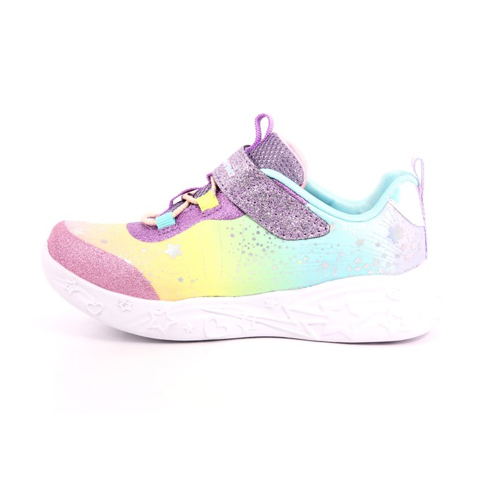 Scarpa Strappi + Elastico Skechers Bambina Multicolor  Scarpe 208 - 302681N