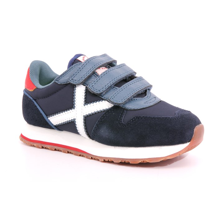 Scarpa Strappi Munich Bambino Blu  Scarpe 140 - 8207490