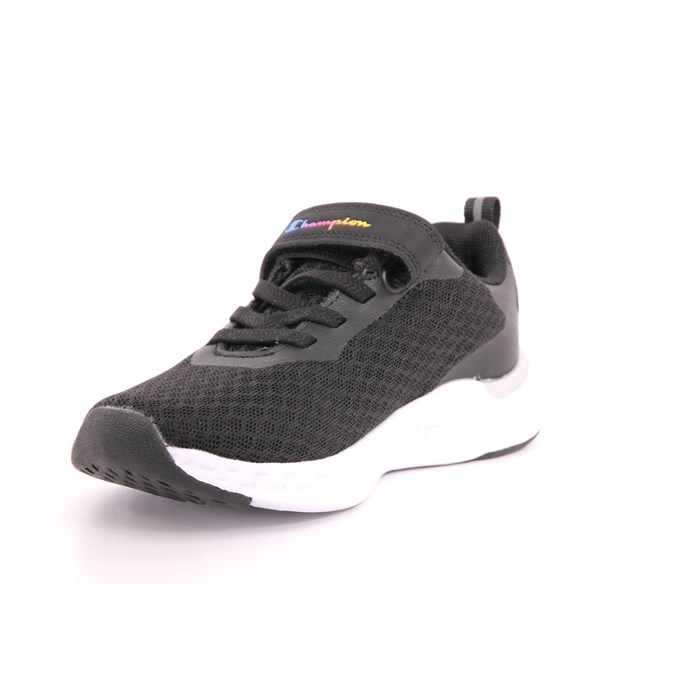 Scarpa Strappi + Elastico Champion Bambina Nero  Scarpe 867 - S32539