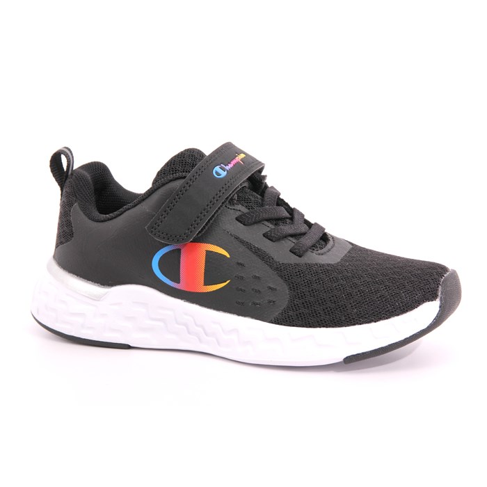 Scarpa Strappi + Elastico Champion Bambina Nero  Scarpe 867 - S32539