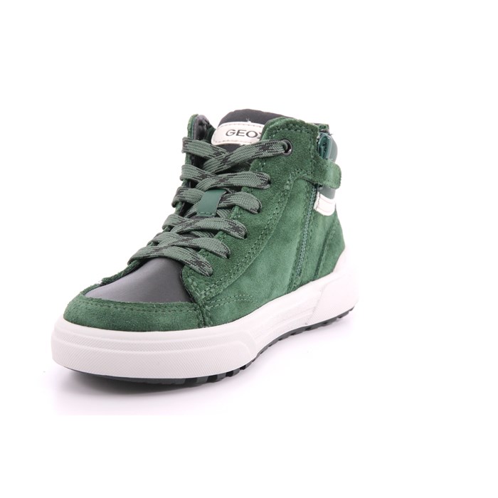 Scarpa Allacciata Geox Bambino Verde  Scarpe 445 - J26HAB