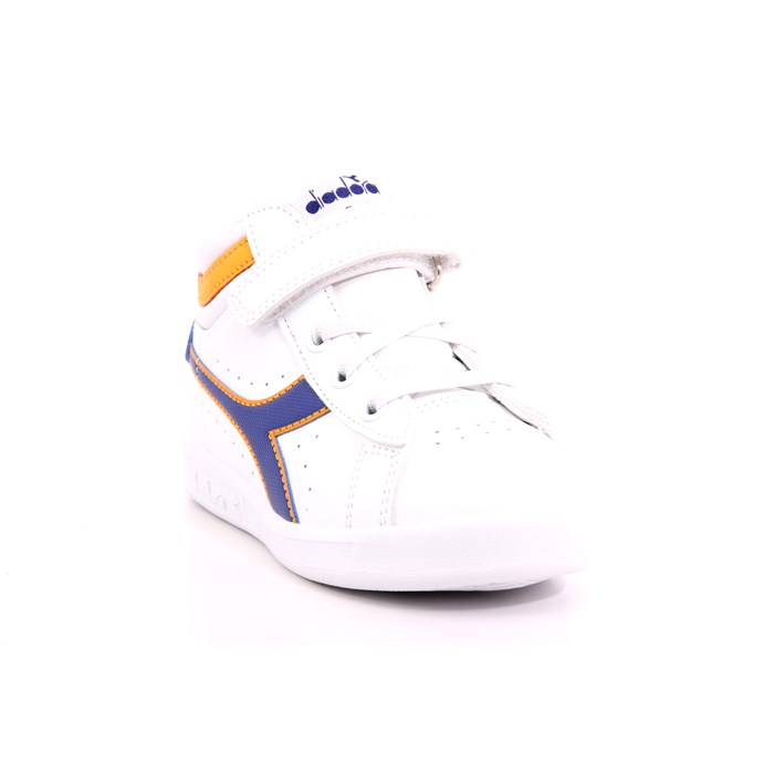 Scarpa Strappi + Elastico Diadora Bambino Bianco  Scarpe 391 - 101.173764