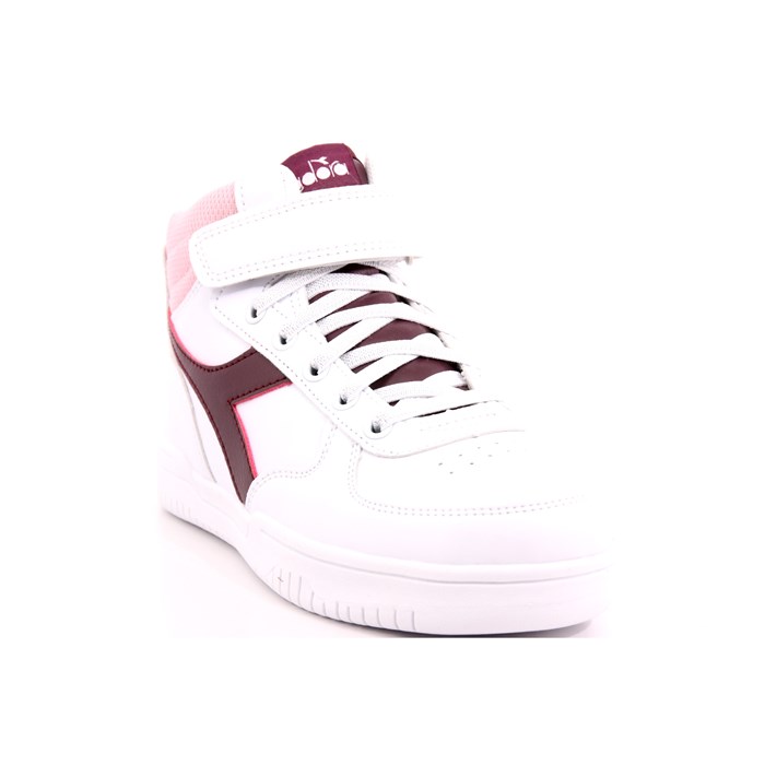 Scarpa Strappi + Elastico Diadora Bambina Bianco  Scarpe 392 - 101.177718
