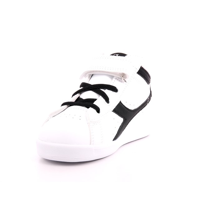 Scarpa Strappi + Elastico Diadora Bambina Bianco  Scarpe 393 - 101.176727