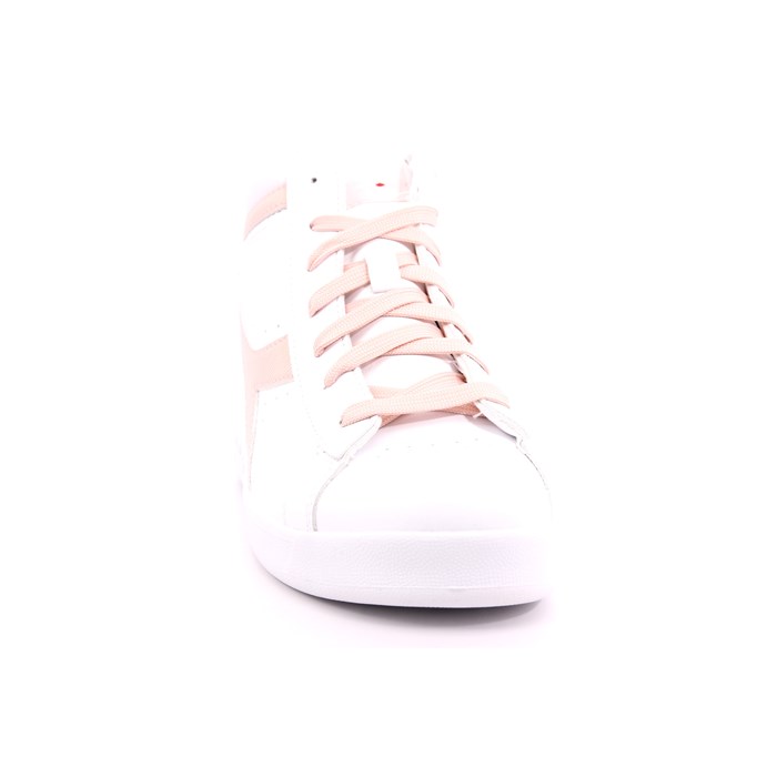 Scarpa Strappi + Elastico Diadora Bambina Bianco  Scarpe 397 - 101.176725