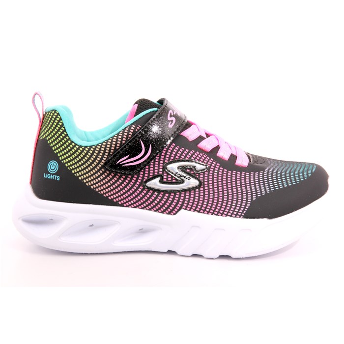 Scarpa Strappi + Elastico Skechers Bambina Nero Scarpa Strappi + Elastico Skechers Bambina Nero Scarpe 211 - 303700L