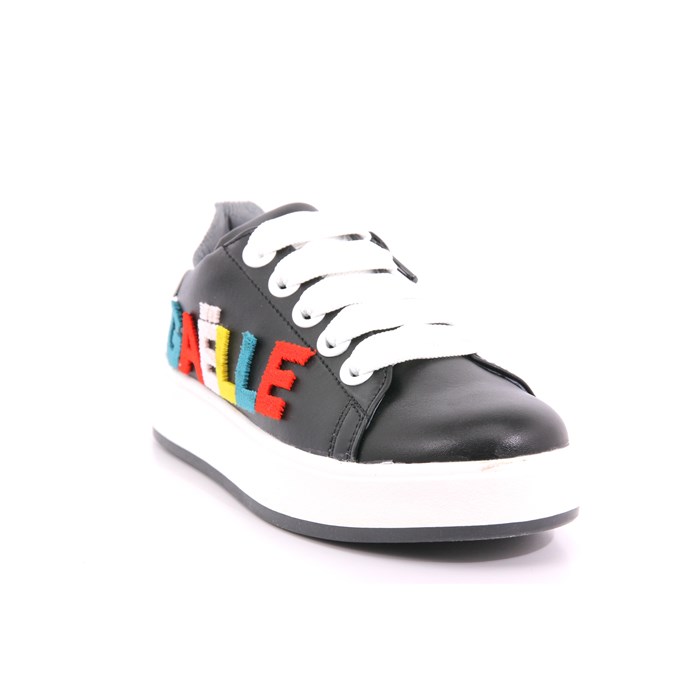 Scarpa Allacciata Gaelle Bambina Nero  Scarpe 36 - G-1602B