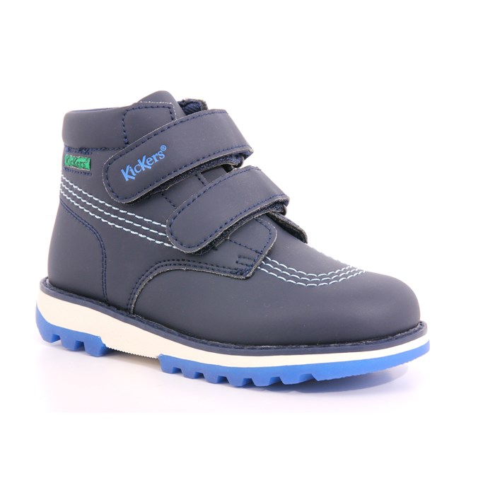 Scarpa Strappi Kickers Bambino Blu  Scarpe 31 - 878750