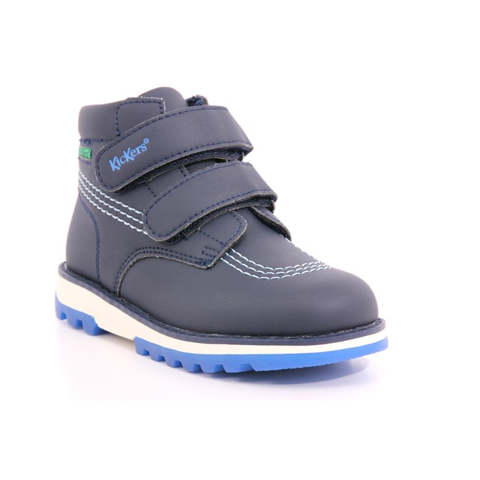 Scarpa Strappi Kickers Bambino Blu  Scarpe 31 - 878750