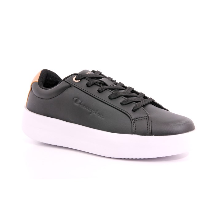 Scarpa Allacciata Champion Donna Nero  Scarpe 885 - S11478