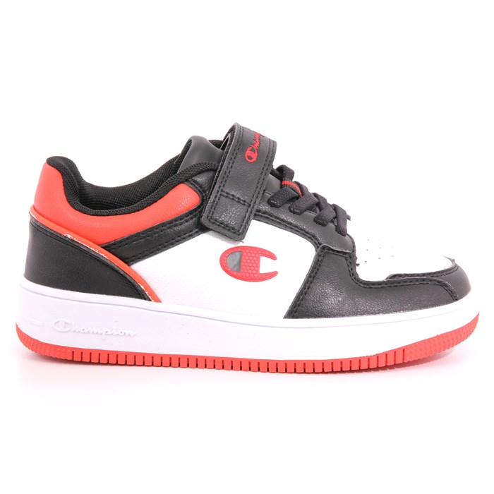 Scarpa Strappi + Elastico Champion Bambino Bianco/nero Scarpa Strappi + Elastico Champion Bambino Bianco/nero Scarpe 890 - S32414