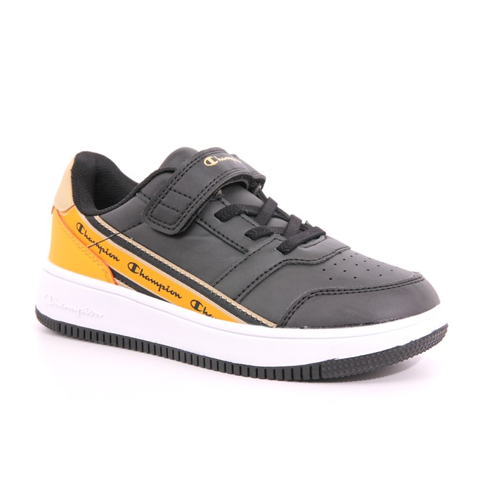 Scarpa Strappi + Elastico Champion Bambino Nero  Scarpe 891 - S32428