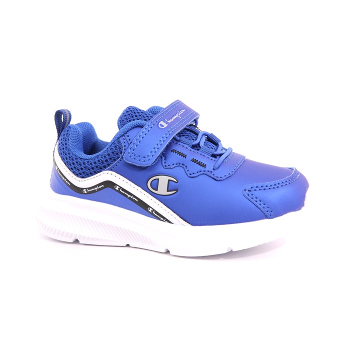 Scarpa Strappi + Elastico Champion Bambino Azzurro  Scarpe 895 - S32609