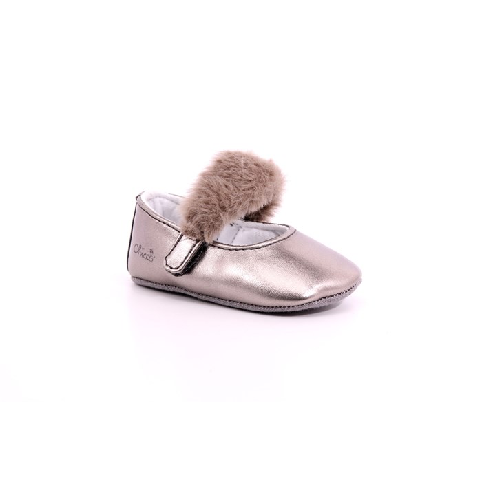 Scarpina Culla Chicco Bambino Argento  Scarpe 591 - 068016