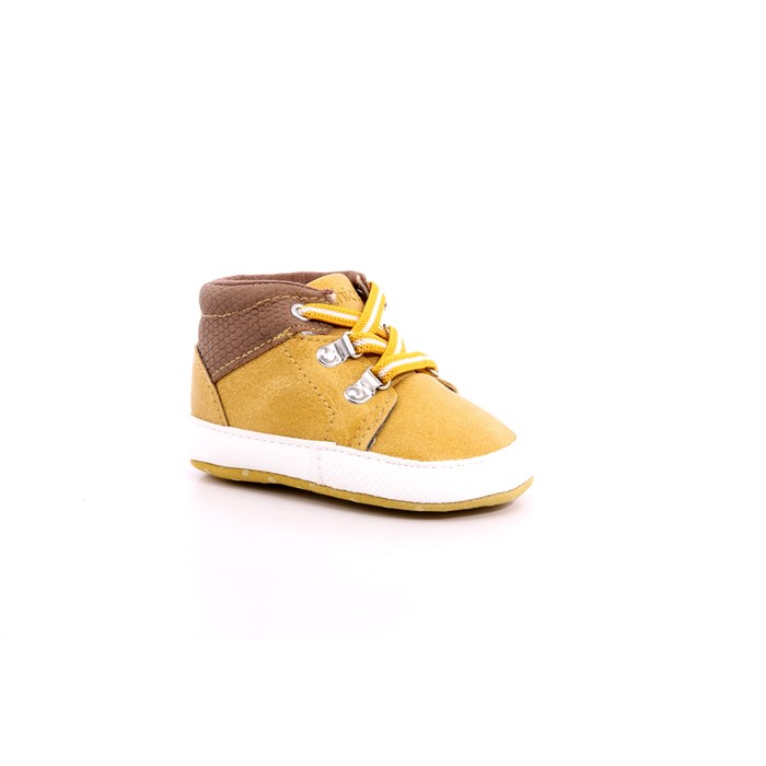 Scarpina Culla Chicco Bambino Giallo Ocra  Scarpe 607 - 068022